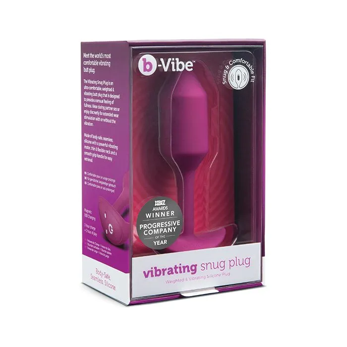 Vibrating Snug Plug 2 bVibe Male Sex Toys