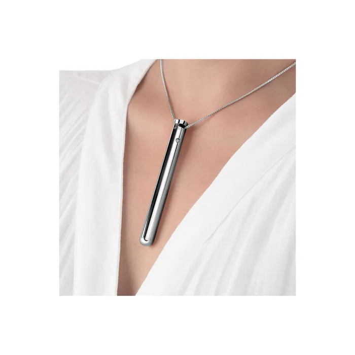 Vibratore Mini Le Wand Necklace Ciondolo Argentato | Le Wand Vibrators