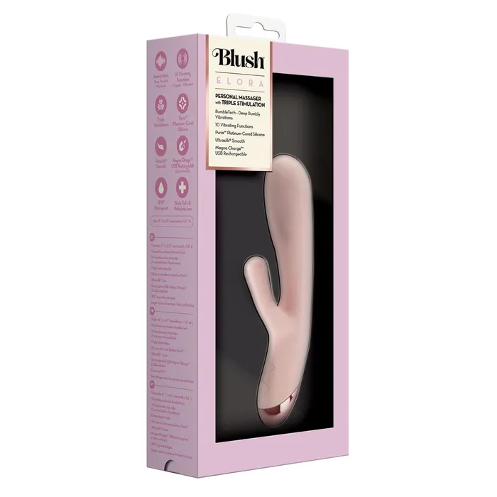 Vibratore per il Punto-G Blush Elora Rosa | Blush Vibrators