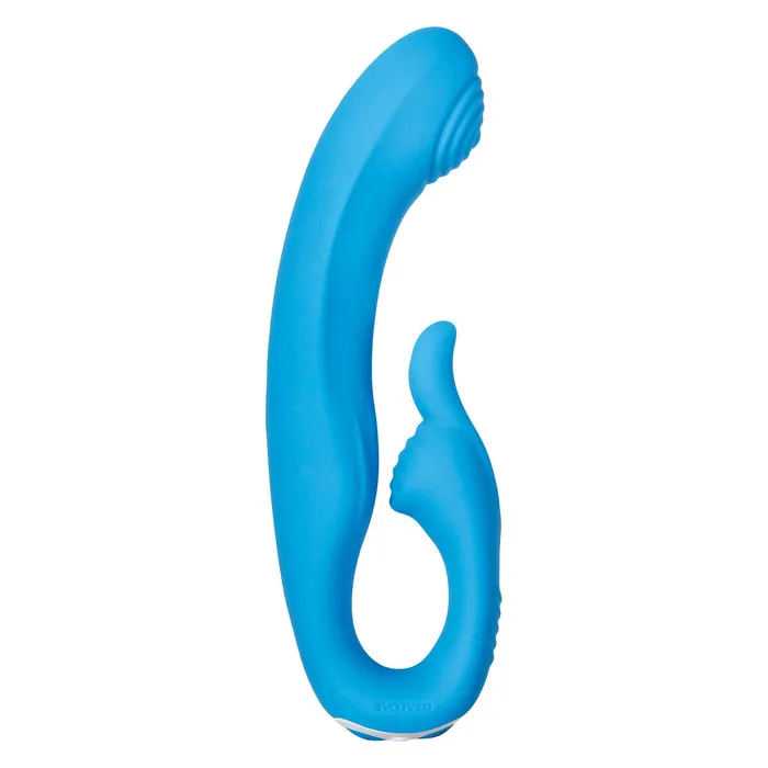 Vibratore per il Punto-G Evolved Bunny Azzurro | Evolved Vibrators