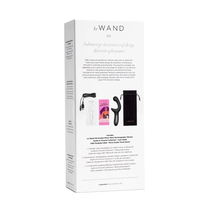 Vibratore per il Punto-G Le Wand Xo Nero | Le Wand Vibrators