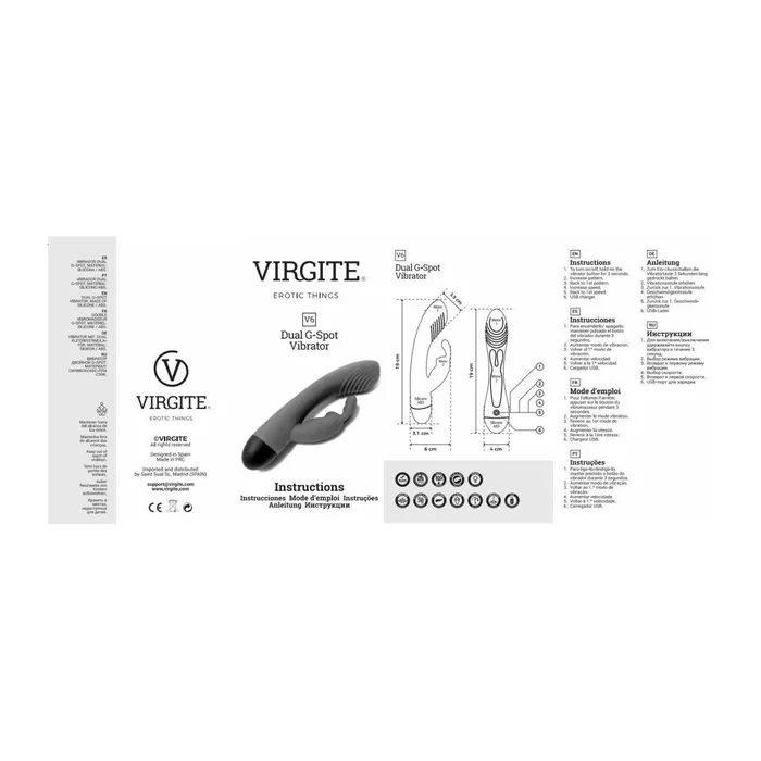 Vibratore per il Punto-G Virgite Viola | Virgite Vibrators