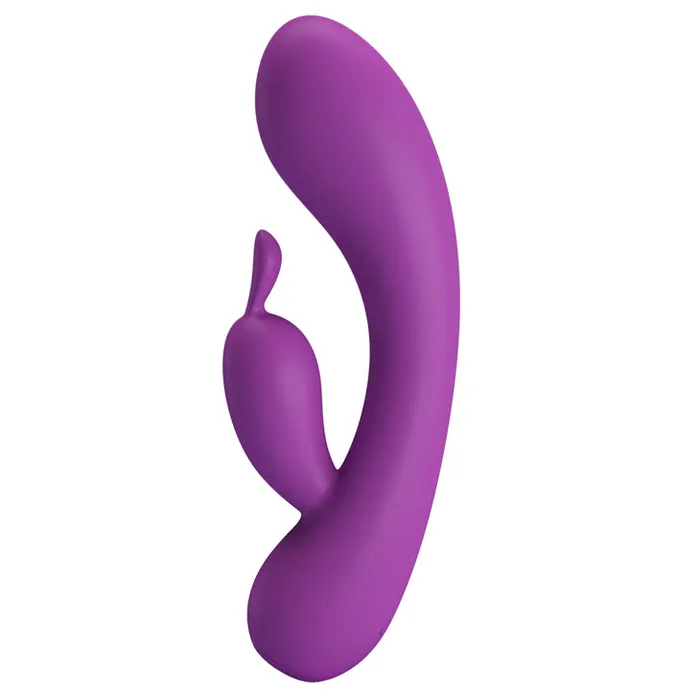 Vibratore Rabbit Extra Soft Silicone - 12 modalità di vibrazione, Ricaricabile, Viola | Pretty Love Female Sex Toys