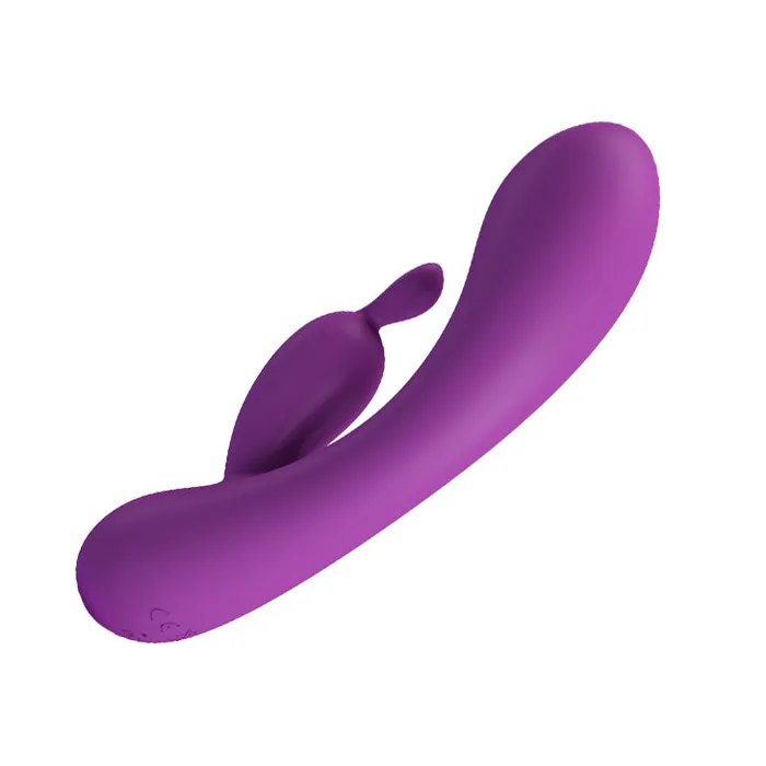 Vibratore Rabbit Extra Soft Silicone - 12 modalità di vibrazione, Ricaricabile, Viola | Pretty Love Female Sex Toys