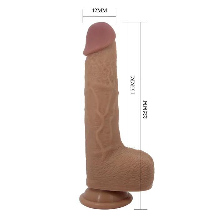 Vibratore Super Realistico con Movimento di Up & Down - Comando a distanza, 22.5 cm Ø 4.2 cm | Baile Male Sex Toys