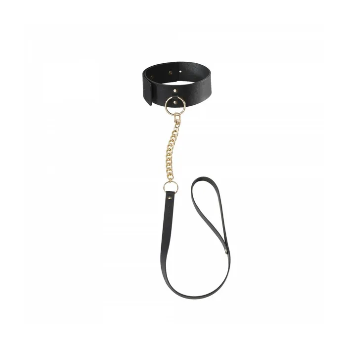 Vibrators | Bijoux Indiscrets Collare con Guinzaglio Maze Nero Bijoux Indiscrets 11116