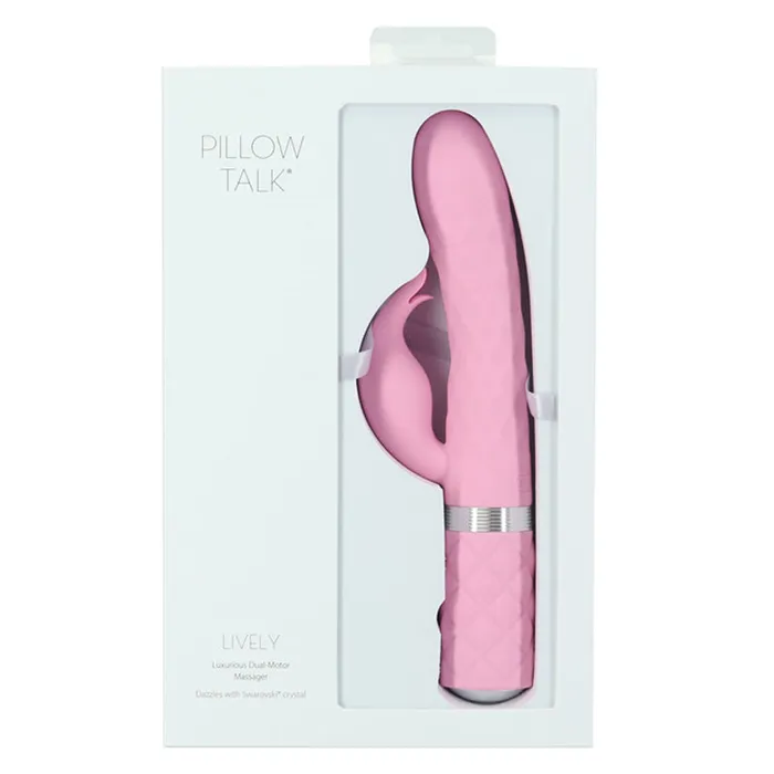 Vibrators BMS Enterprises Pillow Talk Lively Luxurious DualMotor Massager