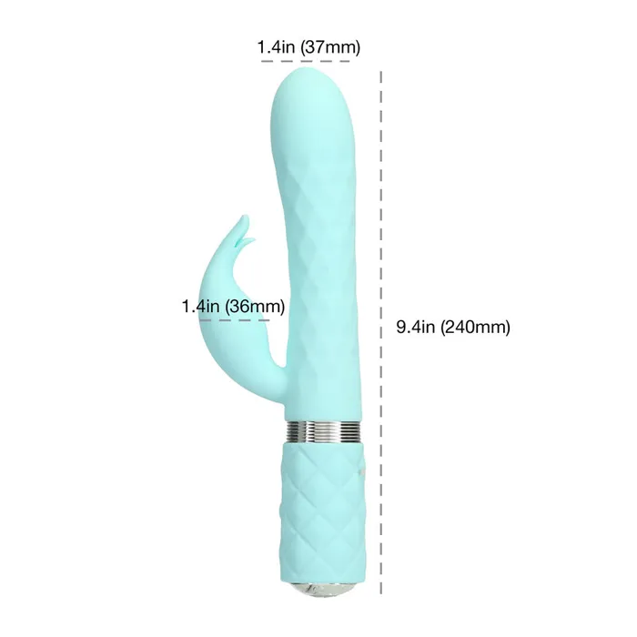 Vibrators | BMS Enterprises Pillow Talk - Lively Luxurious Dual-Motor Massager