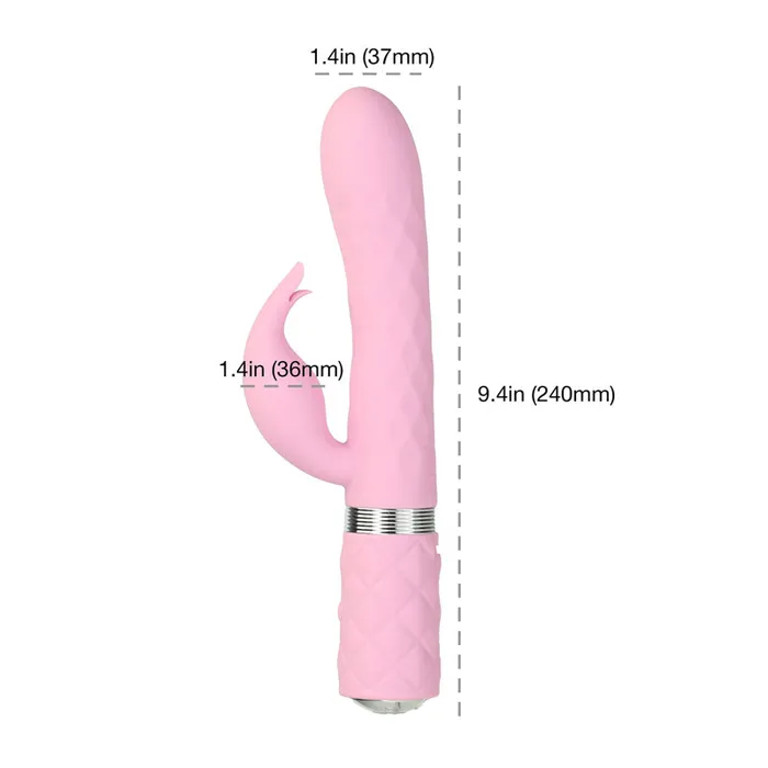 Vibrators | BMS Enterprises Pillow Talk - Lively Luxurious Dual-Motor Massager