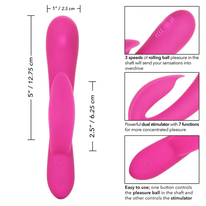 Vibrators | California Exotic Embrace Massaging Tickler