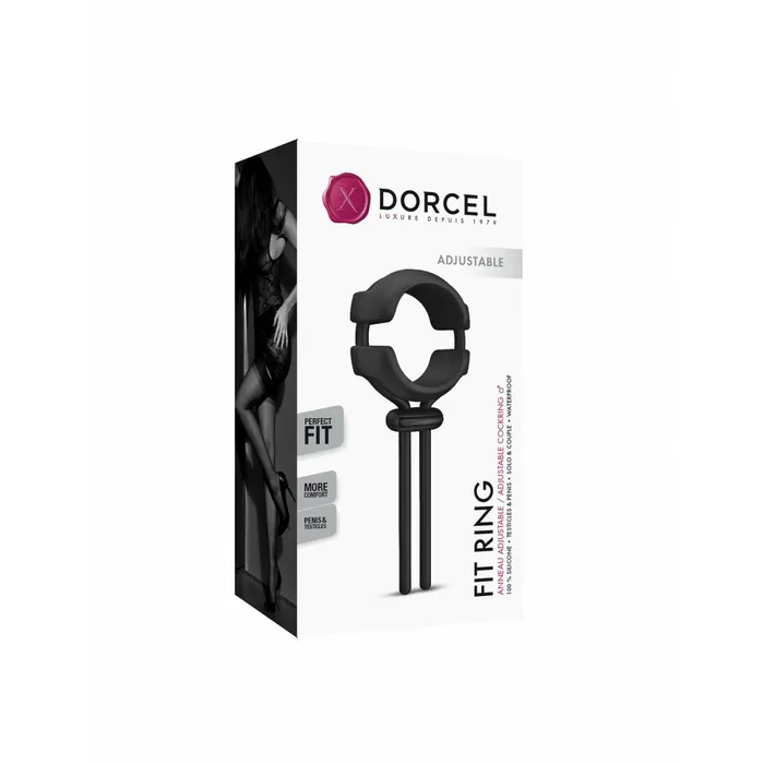 Vibrators | Dorcel Anelli Fallici Dorcel DOR209 Nero