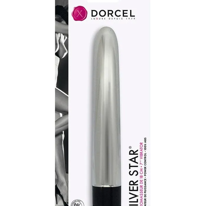 Vibrators | Dorcel Dorcel - Silver Star - Klassieke Vibrator - Zilver