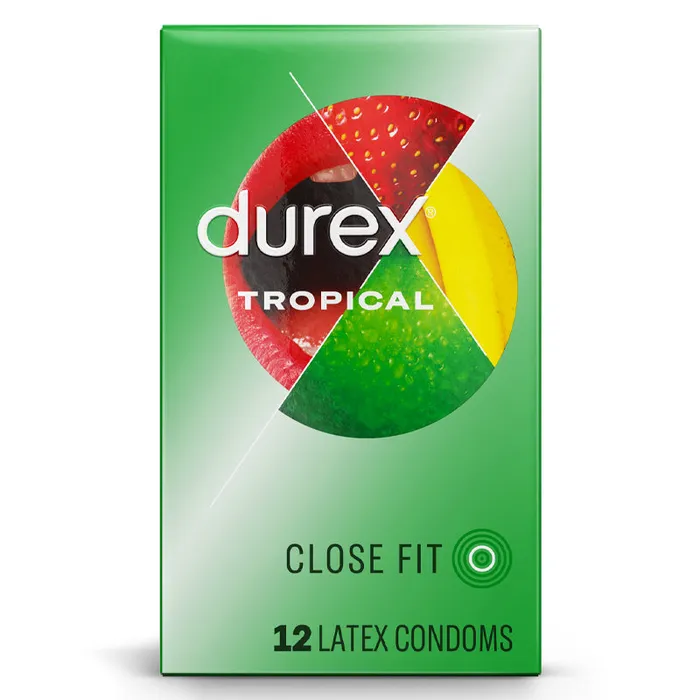 Vibrators Durex Durex Tropical Flavors Condoms