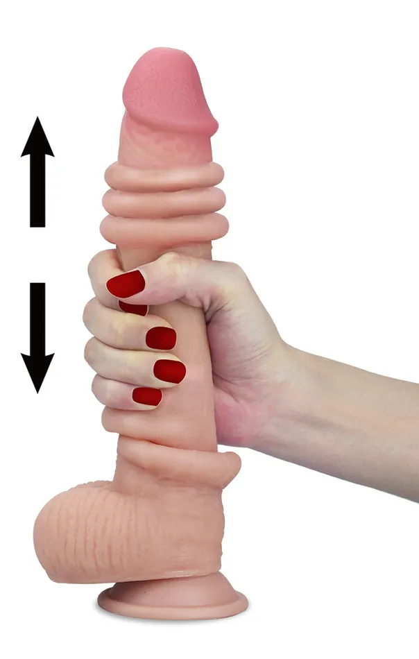 Vibrators Fallo Scappellabile Con Ventosa 235 cm Rosa Carne Lovetoy