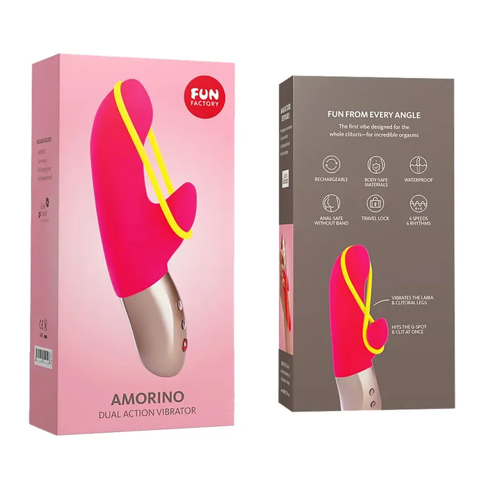 Vibrators | Fun Factory Vibratore Doppia Stimolazione Fun Factory Amorino Rosa