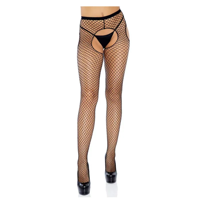 Vibrators Leg Avenue Industrial Net Garterbelt Pantyhose Other