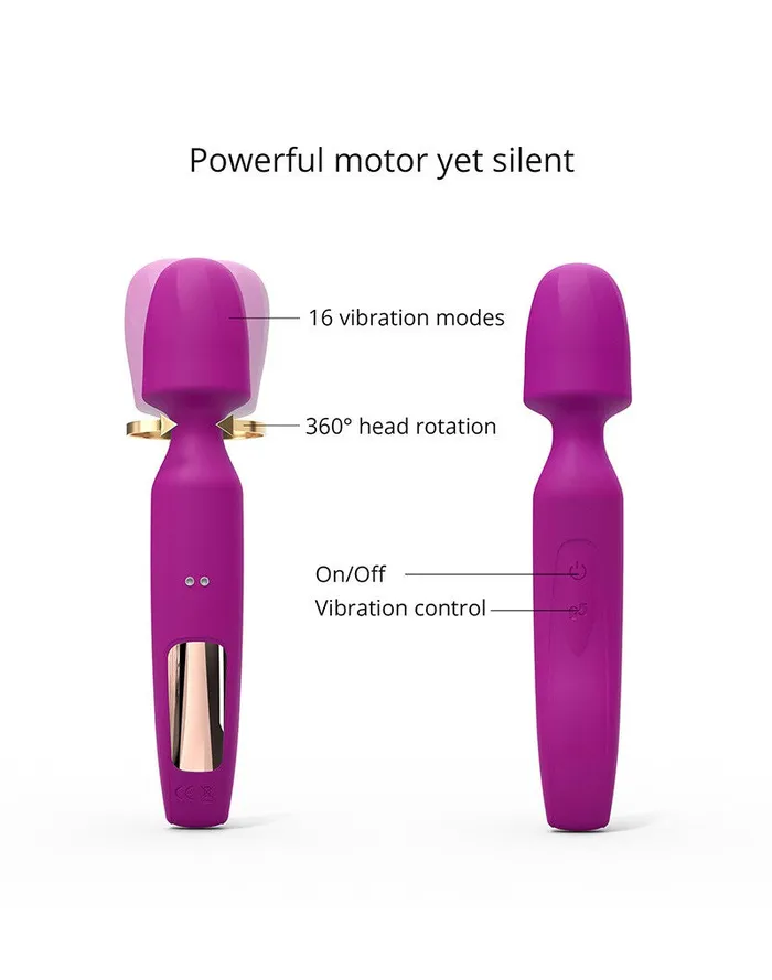 Vibrators | Love to Love Love to Love - R-Evolution Wand Vibrator Set Met 2 verwisselbare opzetstukken - Roze