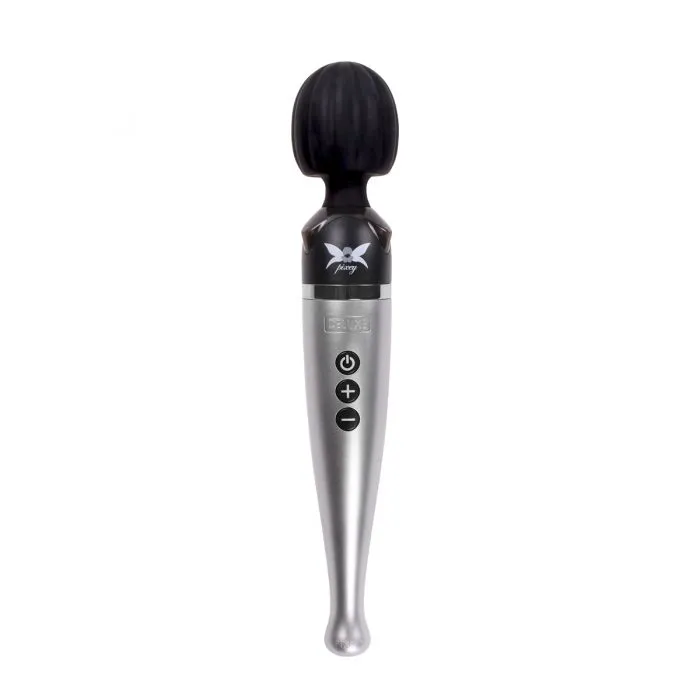 Vibrators Pixey DeLuxe Silver Edition Oplaadbare Wand Vibrator De krachtigste Pixey die er is Pixey