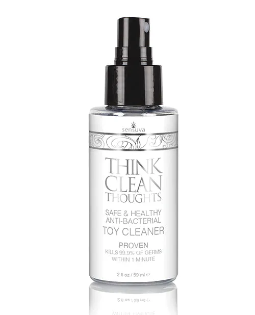 Vibrators Sensuva Sensuva Think Clean Thoughts Anti Bacterial Toy Cleaner 2 oz Bottle