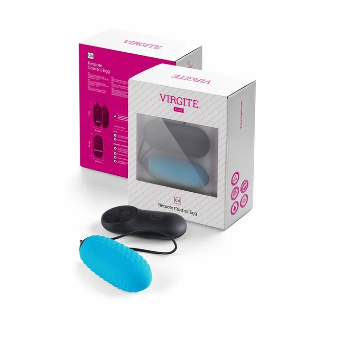 Vibrators | Virgite Uovo Vibrante Virgite Azzurro