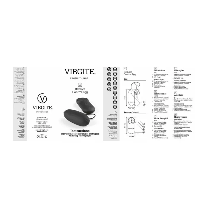 Vibrators | Virgite Uovo Vibrante Virgite Viola