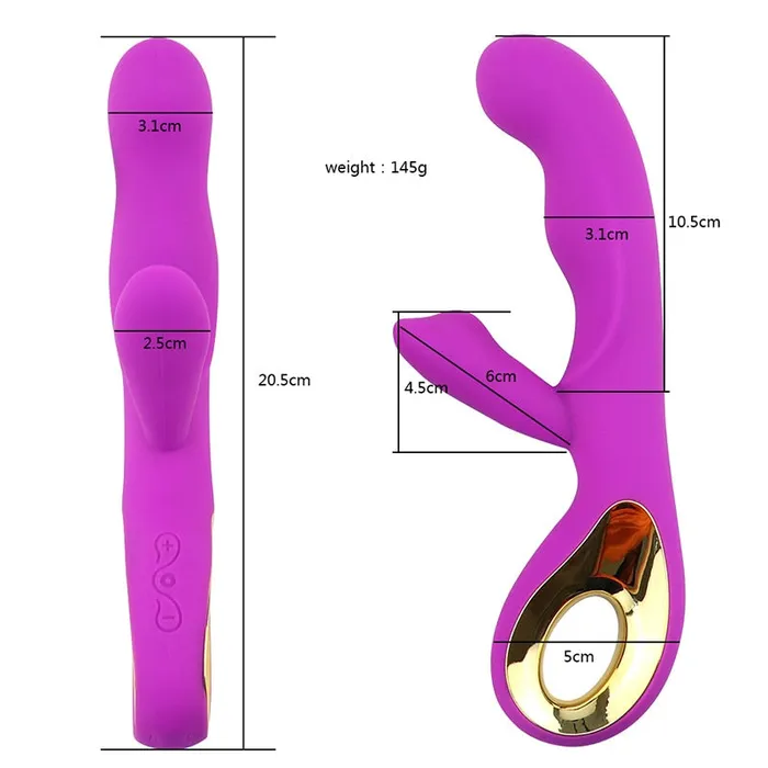 Vibrators | YSGLIFE Powerful Adult Electronic Toy Product Fun Vibrator G-spot Charge AV Stick Silicone Female Sex Toys for Women USB Electronic Toys