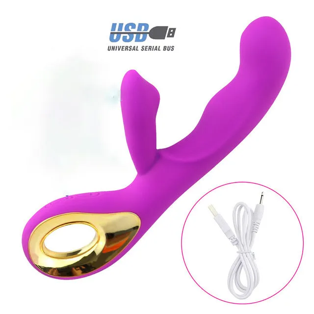 Vibrators | YSGLIFE Powerful Adult Electronic Toy Product Fun Vibrator G-spot Charge AV Stick Silicone Female Sex Toys for Women USB Electronic Toys