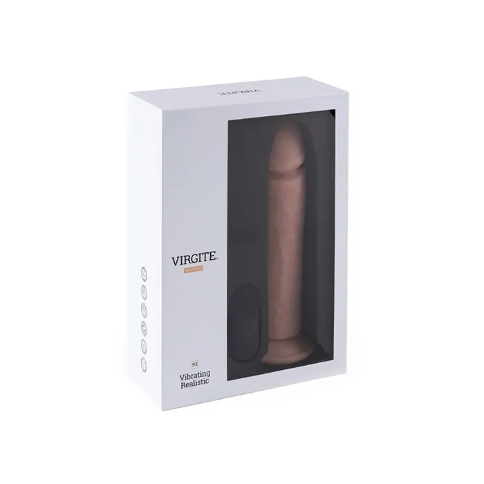 Virgite Dildos | Virgite - Vibrerende Dildo Met Afstandsbediening 23 x 7.5 cm - Lichte Huidskleur