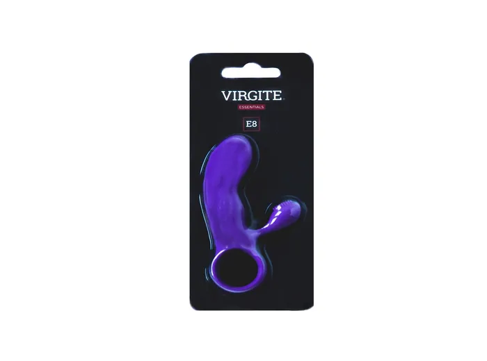 Virgite Female Sex Toys | Virgite - Mini Vibrator Met Clitoris Borsteltje - Paars