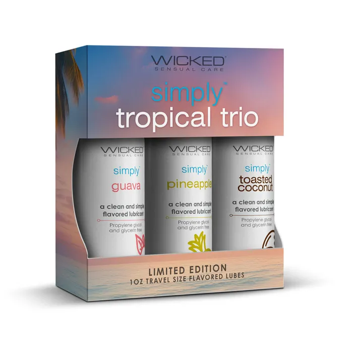 Wicked Sensual Care Vibrators | Lubrificante Wicked Sensual Care 3 x 30 ml