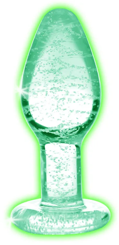 XR Brand Anal | Glow-In-The-Dark Glass Anal Plug