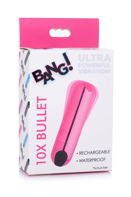 XR Brand Female Sex Toys | 10X Rechargeable Vibrating Metallic Bullet