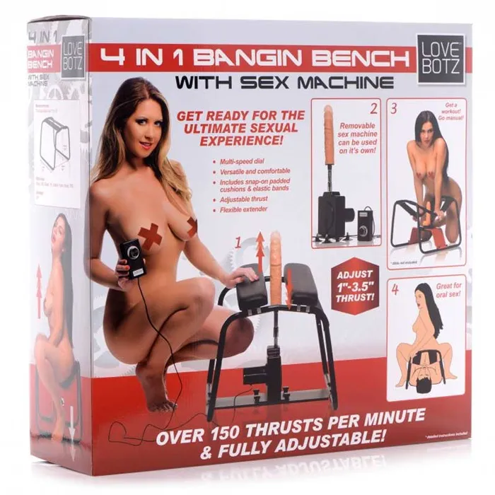 XR Brand Female Sex Toys 4in1 Bangin Bench With Sex Machine