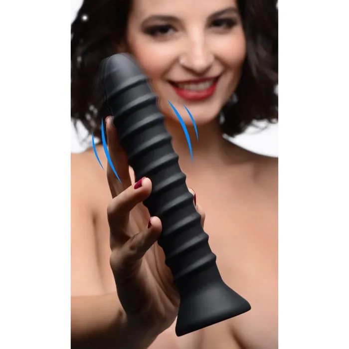 XR Brand Female Sex Toys | Power Screw 10X Spiral Silicone Vibrator