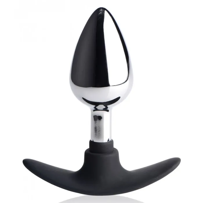 XR Brand Male Sex Toys | Dark Invader Metal & Silicone Anal Plug