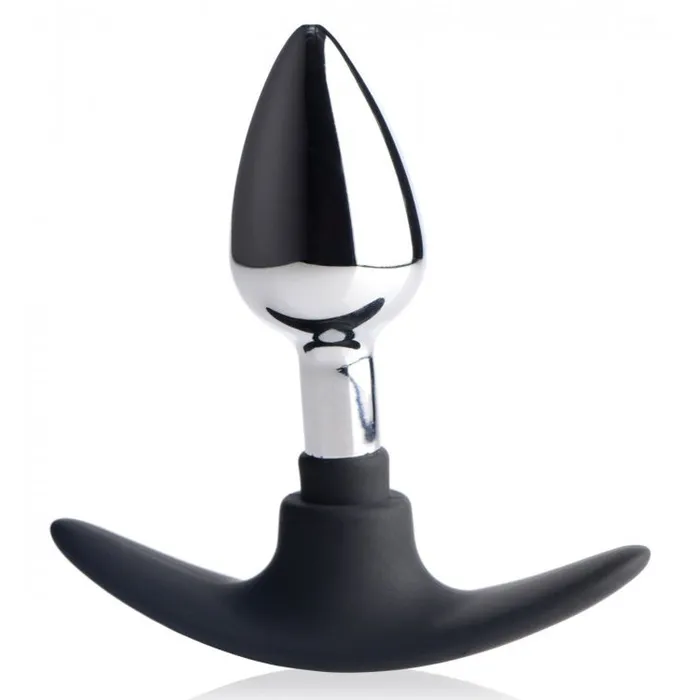 XR Brand Male Sex Toys | Dark Invader Metal & Silicone Anal Plug