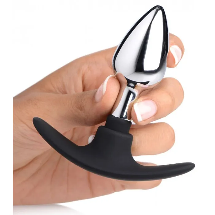 XR Brand Male Sex Toys | Dark Invader Metal & Silicone Anal Plug