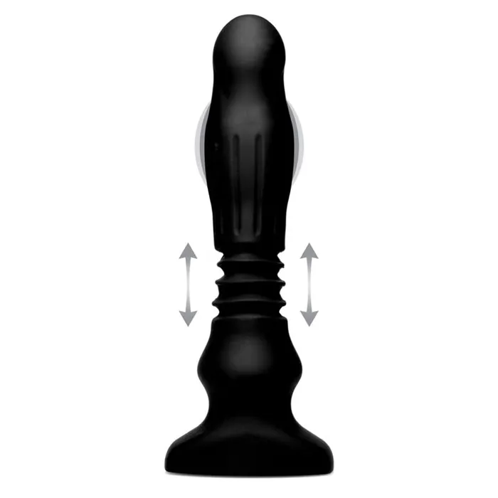 XR Brand Male Sex Toys | Silicone Swelling & Thrusting Plug with Remote Control