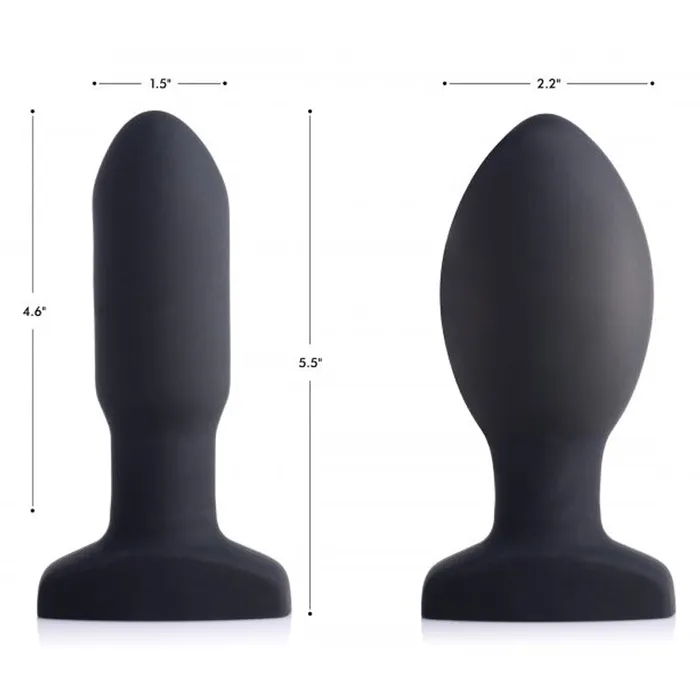 XR Brand Male Sex Toys | Worlds First Remote Control Inflatable 10X Vibrating Missile Silicone Anal Plug