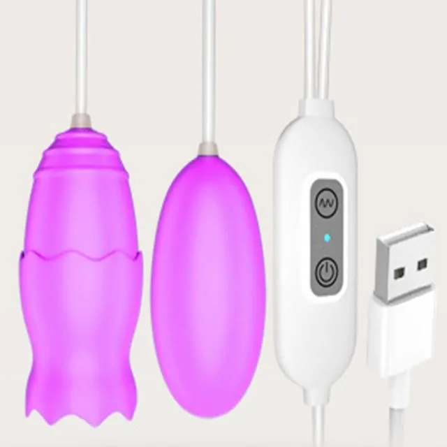 YSGLIFE Couples | 12 Speeds Tongue Oral Licking Vibrators G-spot Vagina Massage Clitoris Stimulator USB Vibrating Egg Sex Toys for Women Sex Shop