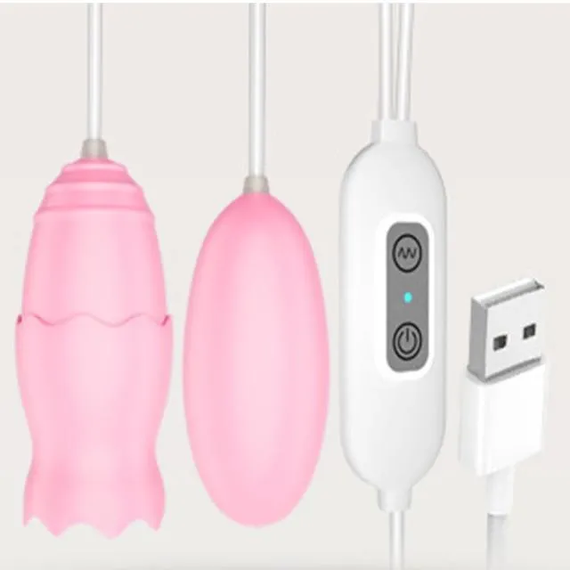 YSGLIFE Couples | 12 Speeds Tongue Oral Licking Vibrators G-spot Vagina Massage Clitoris Stimulator USB Vibrating Egg Sex Toys for Women Sex Shop